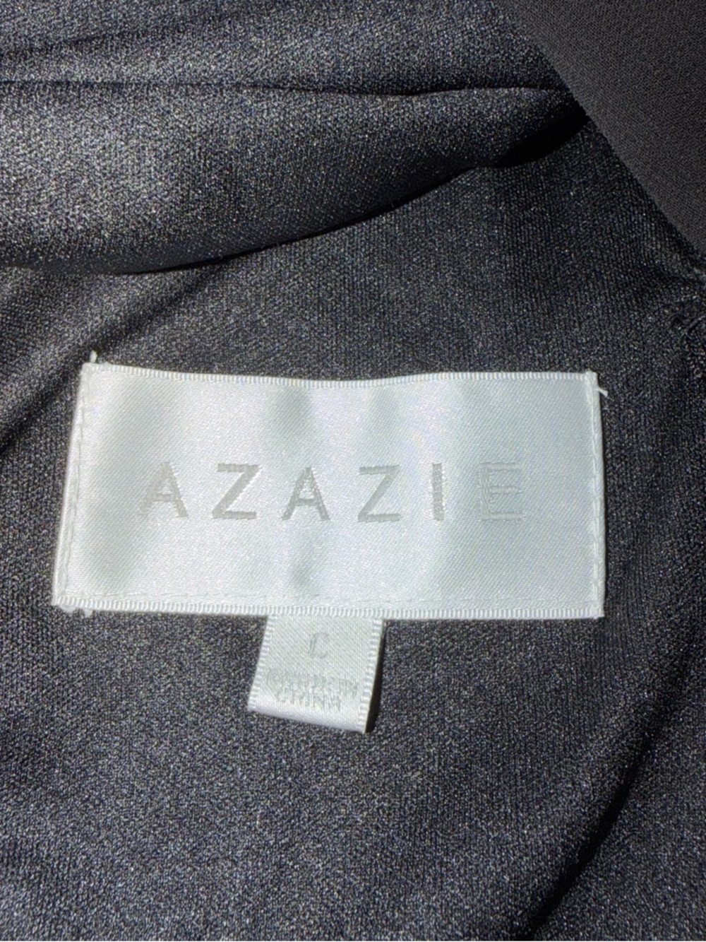 Azazie Black Halter Crop Top with Pleated Neckline - Picture 8 of 11